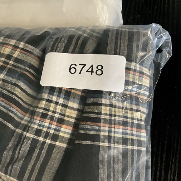 Volcom Shirt Mens XL Y2K Style Button Black Long Sleeve Plaid - Picture 4 of 4